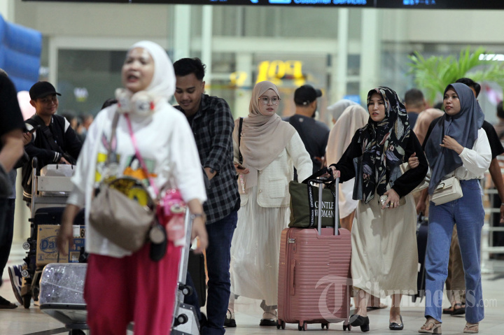 Arus Mudik di Bandara Kualanamu