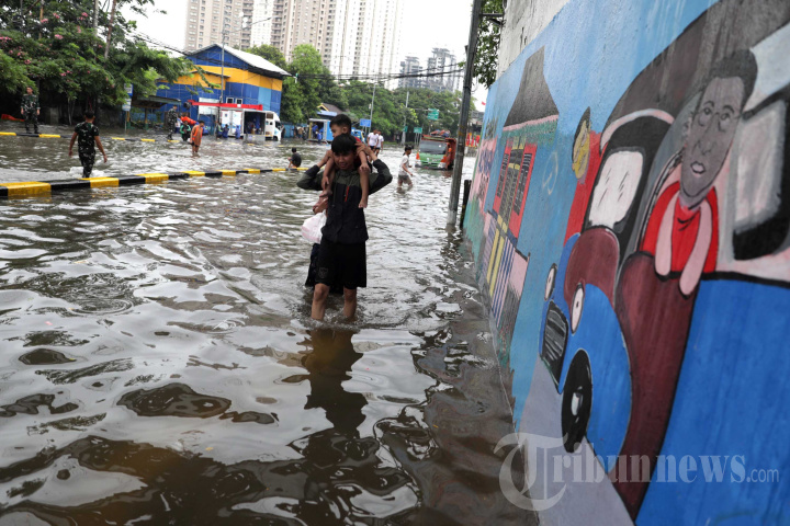 Banjir di Kawasan Mangga Dua