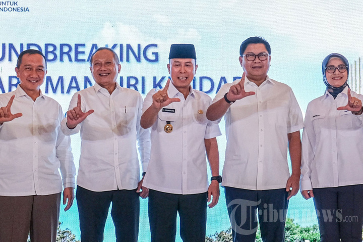 Bank Mandiri Groundbreaking Menara Mandiri di Kendari