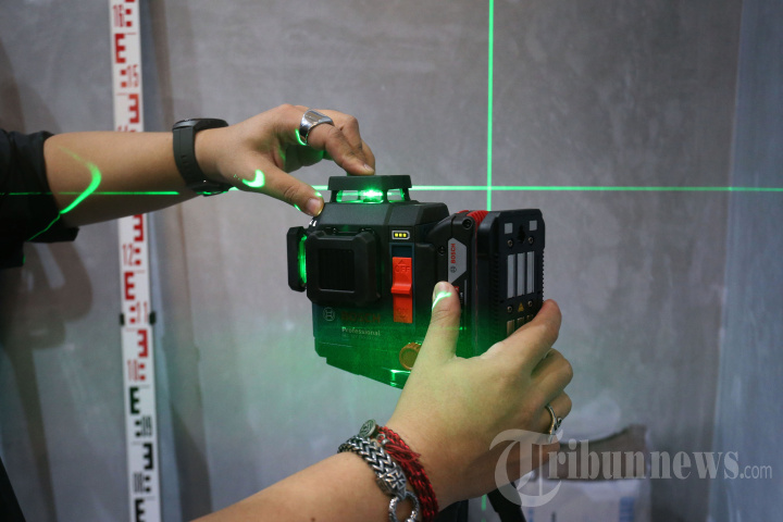 Bosch Perkenalkan Teknologi Laser Garis Hijau 18V