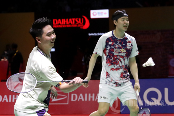 Exhibition Match di Acara Perpisahan Hendra dan Ahsan