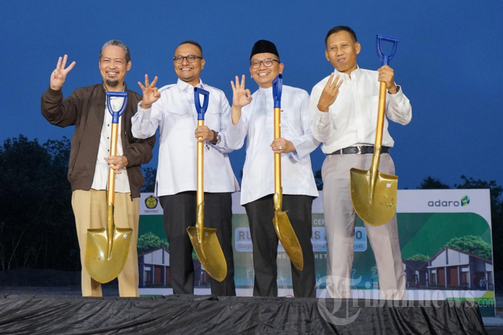 Groundbreaking Pembangunan 500 Rumah Gratis Adaro