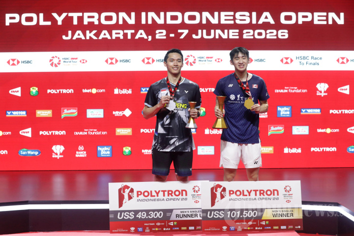 Jonatan Christie Gagal Juara Polytron Indonesia Open 2026