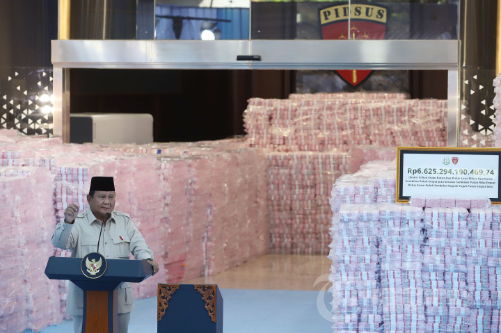 Kejagung Serakan Denda Kehutanan dan Korupsi Rp 6,62T