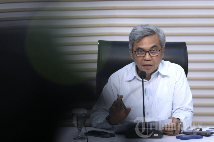 Konferensi Pers OTT di Kementerian Imipas