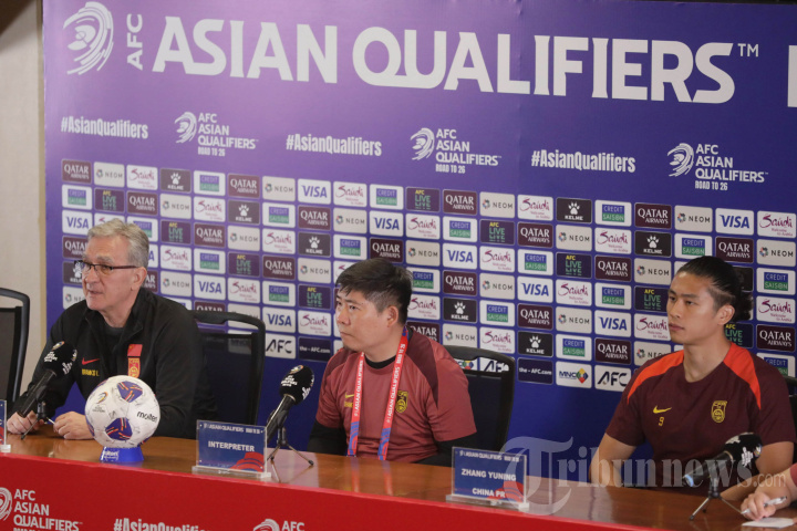 Konferensi Pers Timnas China