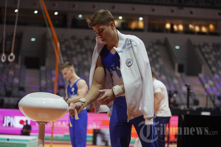 Latihan Jelang Kejuaraan Dunia Senam Artistik FIG