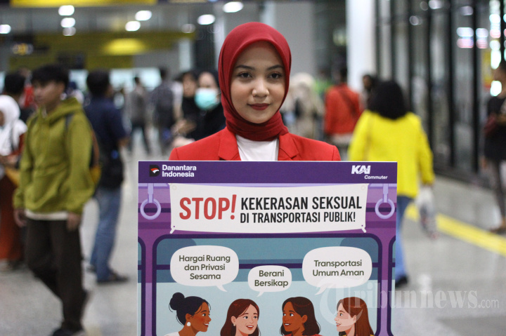 Milenial KAI Commuter Sosialisasi Anti Pelecehan dan Kegiatan TJ