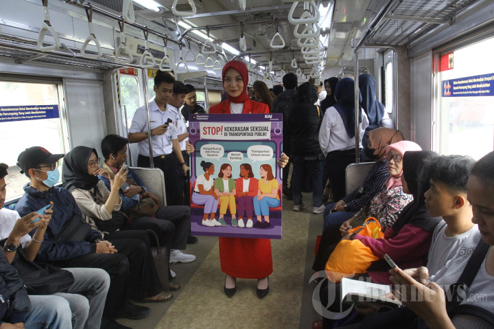 Milenial KAI Commuter Sosialisasi Anti Pelecehan dan Kegiatan TJ