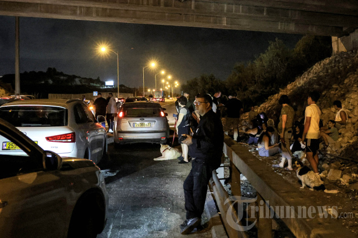 Paniknya Warga Israel saat Digempur Ratusan Rudal Balistik Iran