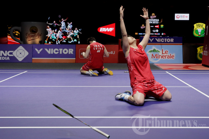 Pasangan Liu dan Tan Juara Ganda Putri Indonesia Open 2025