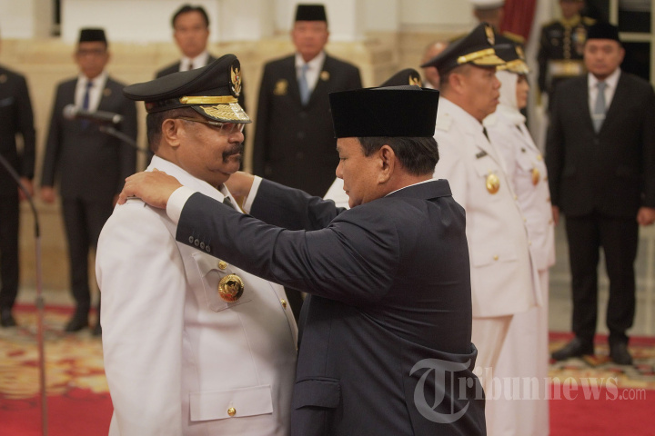 Pelantikan Gubernur Papua Pegunungan dan Bangka Belitung