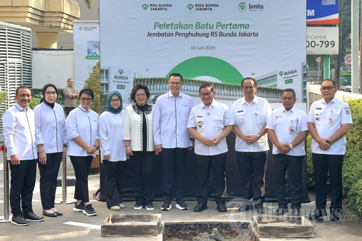 Peletakan Batu Pertama Skybridge RS Bunda