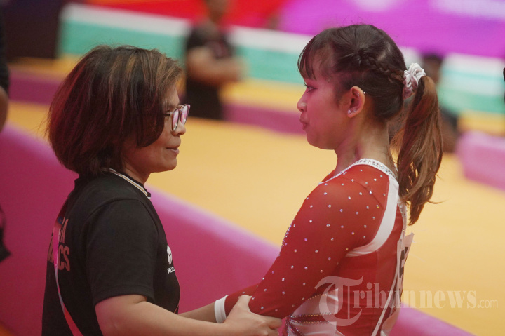Penampilan Pesenam Putri Indonesia di Kejuaraan Dunia Gimnastik