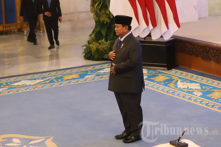 Presiden Prabowo Lantik Sejumlah Menteri
