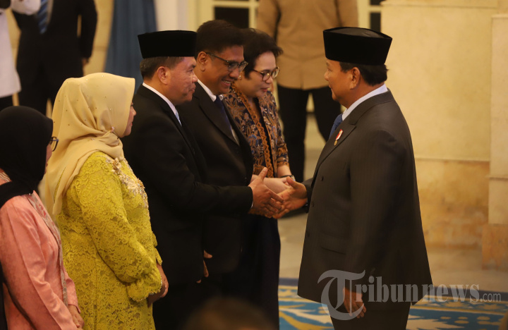 Presiden Prabowo Lantik Sejumlah Menteri