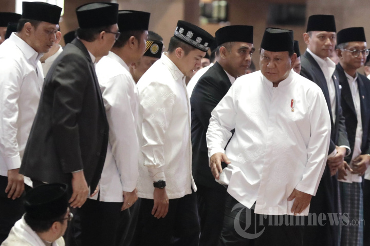 Presiden Prabowo Salat Idul Adha di Masjid Istiqlal