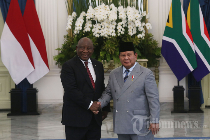 Presiden Prabowo Terima Kunjungan Presiden Afrika Selatan