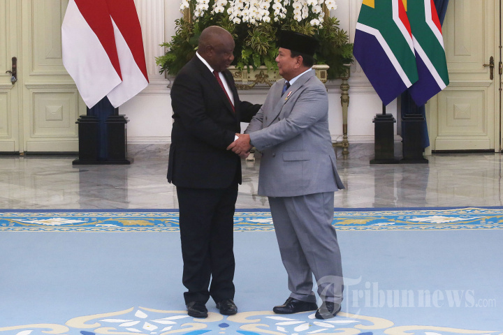 Presiden Prabowo Terima Kunjungan Presiden Afrika Selatan