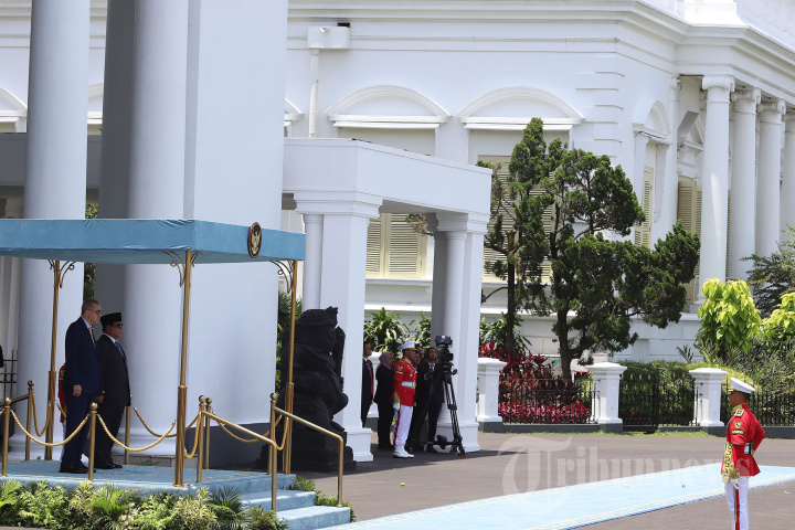 Presiden Turki Erdogan Tiba di Istana Bogor