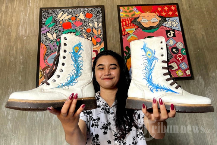 Sepatu Lukis Utapes Paint Malang Tembus Ekspor