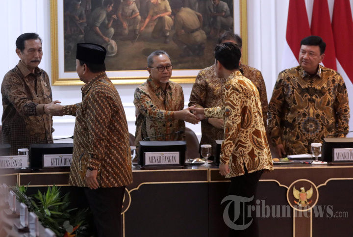 Sidang Kabinet Paripurna Perdana Kabinet Merah Putih