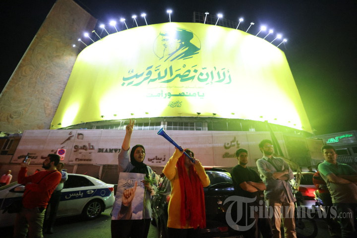 Suka Cita Warga Iran dan Palestina saat Israel Digempur