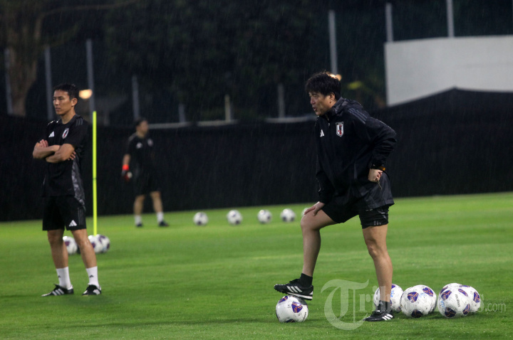Timnas Jepang Latihan Perdana Jelang Hadapi Indonesia