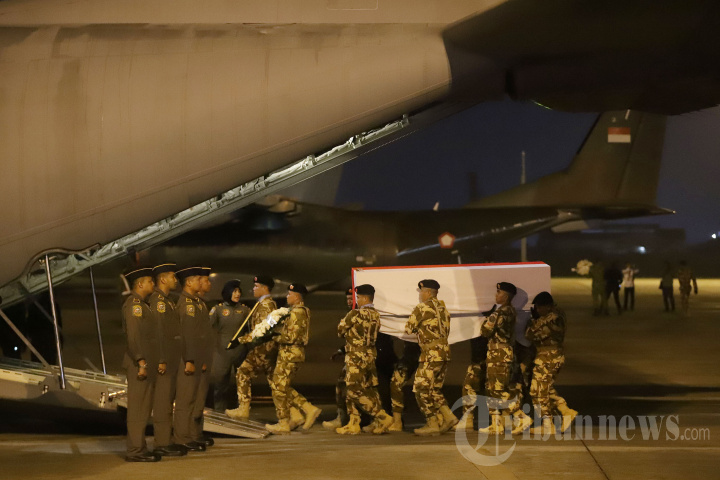 Upacara Pelepasan Jenazah Pasukan UNIFIL