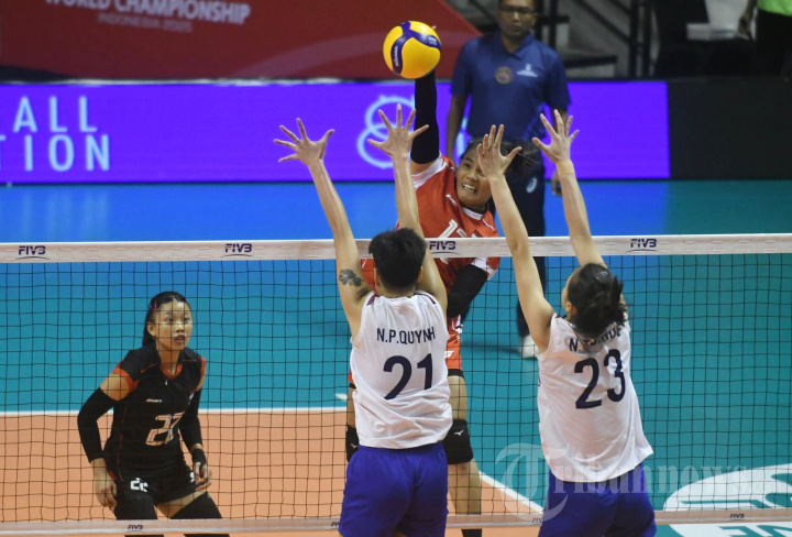 Voli Putri Indonesia Kalah dari Vietnam