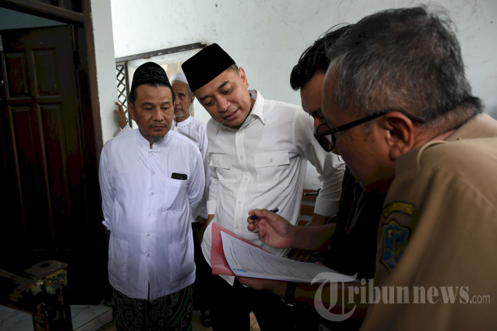Walikota Surabaya Cek Bangunan Pondok Pesantren