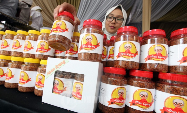 Abon Eyang Ramaian Bazar UMKM Syariah Jabar 2017