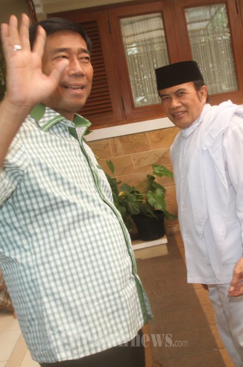 Abraham Lulung dan Rhoma Irama Bahas Pilgub DKI 2017