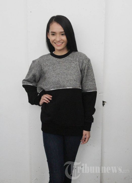 Adila Fitri, pada acara syukran film Sebuah Lagu Untuk Tuhan, produksi One Production, di Third Eye Space Studio, Cipete, Jakarta Selatan, Jumat (20/3/2015). 