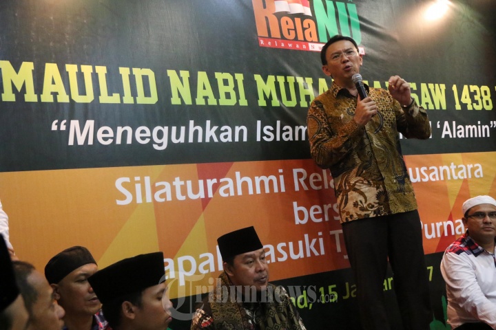 Ahok Hadiri Silaturahmi RelaNU