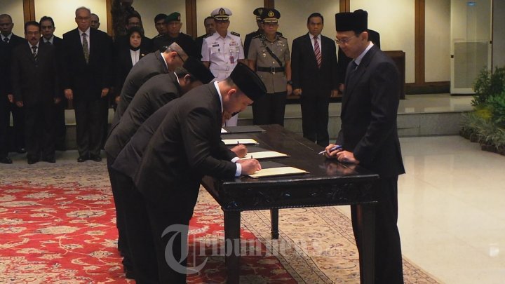 Ahok Lantik Pejabat Baru DKI Jakarta