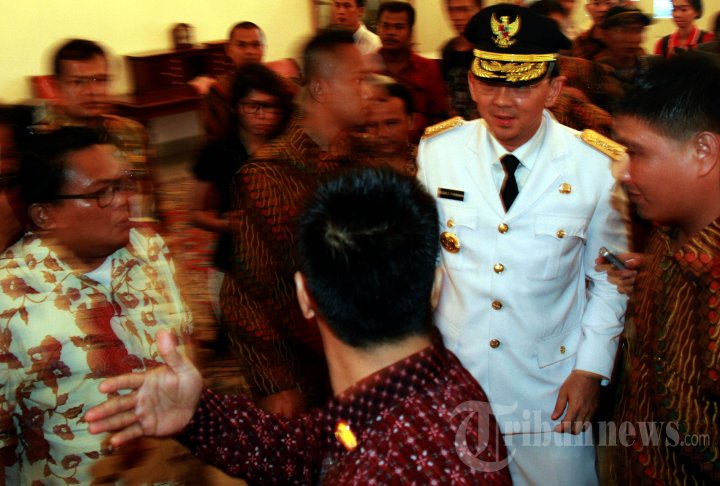 Ahok Terima Ucapan Selamat Usai Dilantik