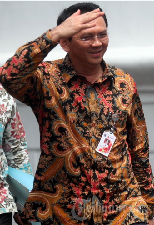 Ahok Usai Menemui Presiden