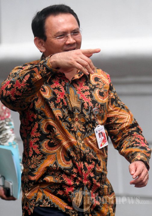 Ahok Usai Menemui Presiden