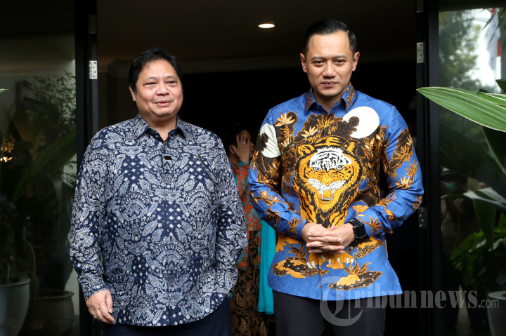 AHY Bertemu Airlangga Hartarto