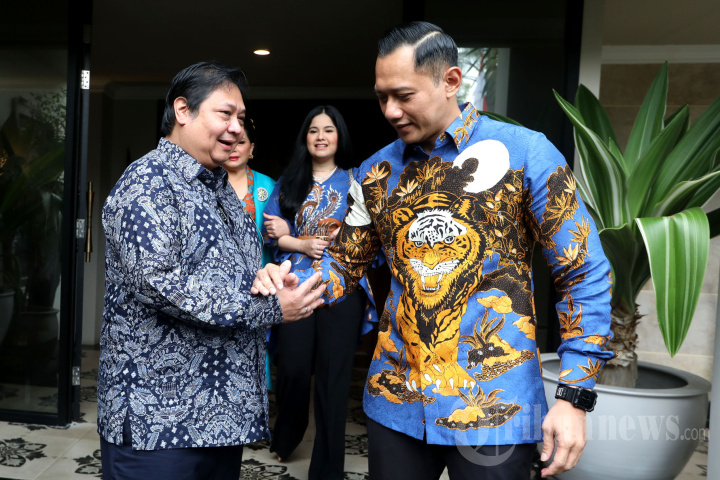 AHY Bertemu Airlangga Hartarto