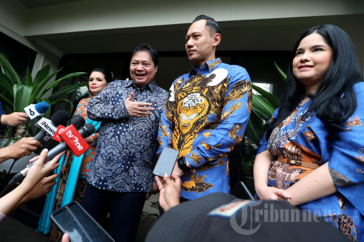 AHY Bertemu Airlangga Hartarto