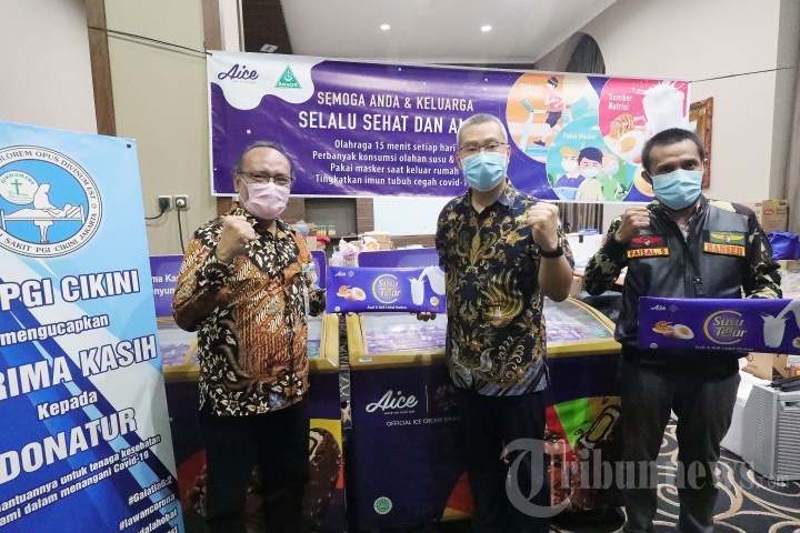 Aice Berikan Donasi Kepada RS Rujukan Covid-19