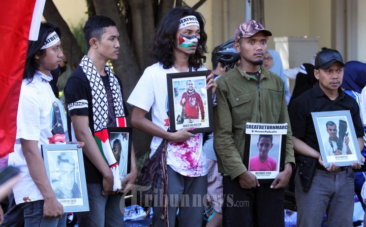 Aksi Damai Aman Palestina Indonesia