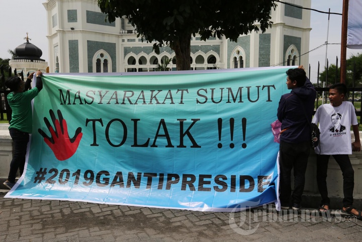 Aksi Damai di Medan