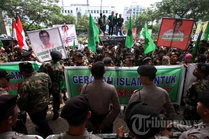 Aksi Desak Pengesahan SK Kepengurusan PPP