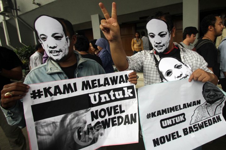 Aksi Dukung Novel Baswedan