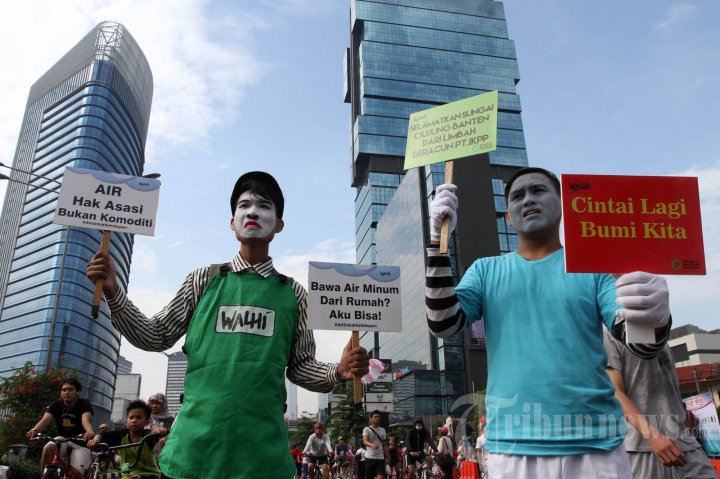 Aksi Hari Air Sedunia Di CFD