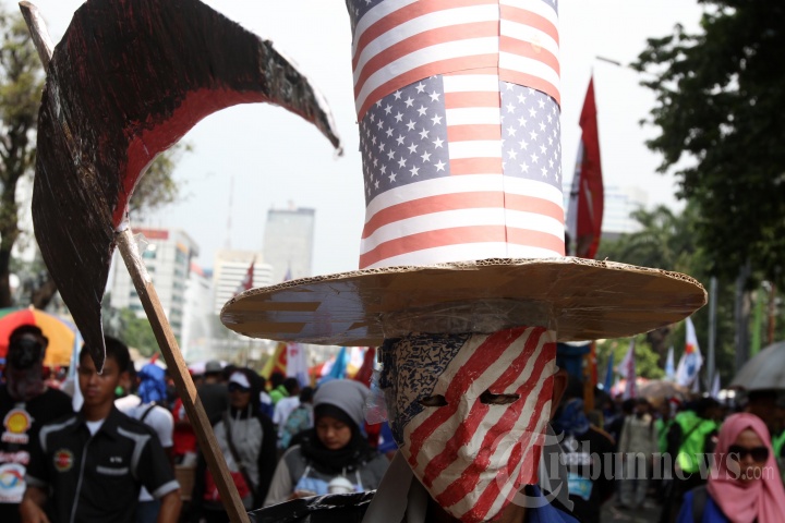 Aksi Hari Buruh di Jakarta