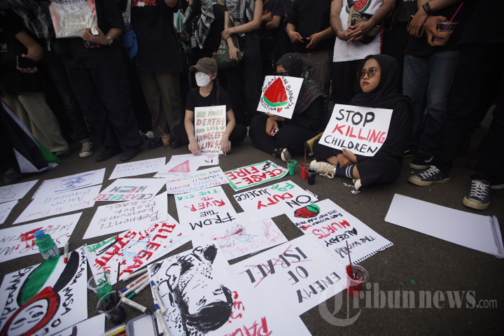 Aksi Hentikan Genosida Palestina